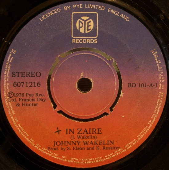 baixar álbum Johnny Wakelin - In Zaire Africa Man