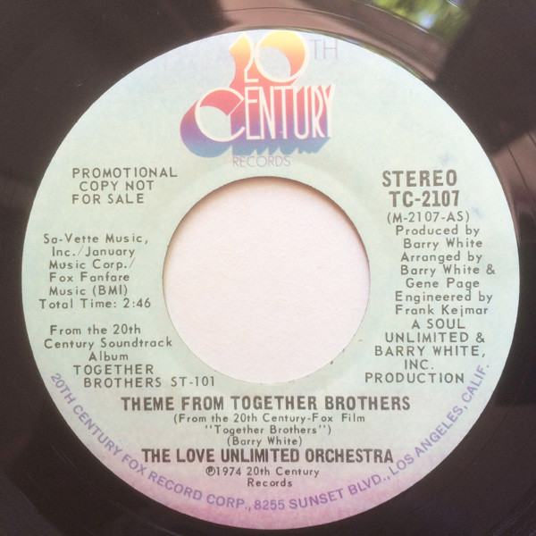 The Love Unlimited Orchestra – Theme From Together Brothers (1974