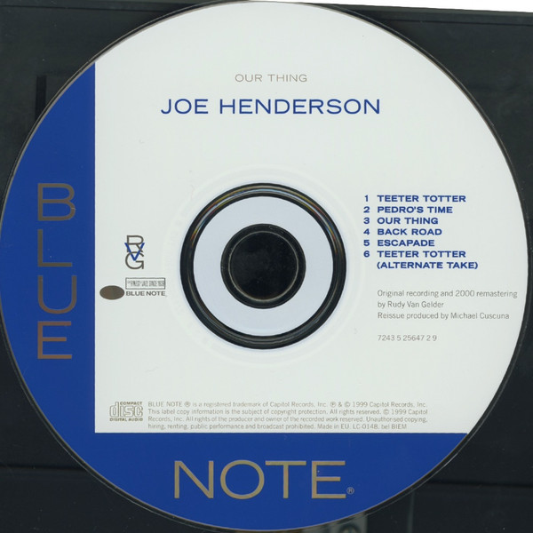レコード「Our Thing」／Joe Henderson BNJ-71089 - 洋楽