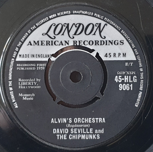 Album herunterladen David Seville And The Chipmunks - Alvins Orchestra