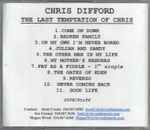 Cover of The Last Temptation Of Chris, 2008, CDr