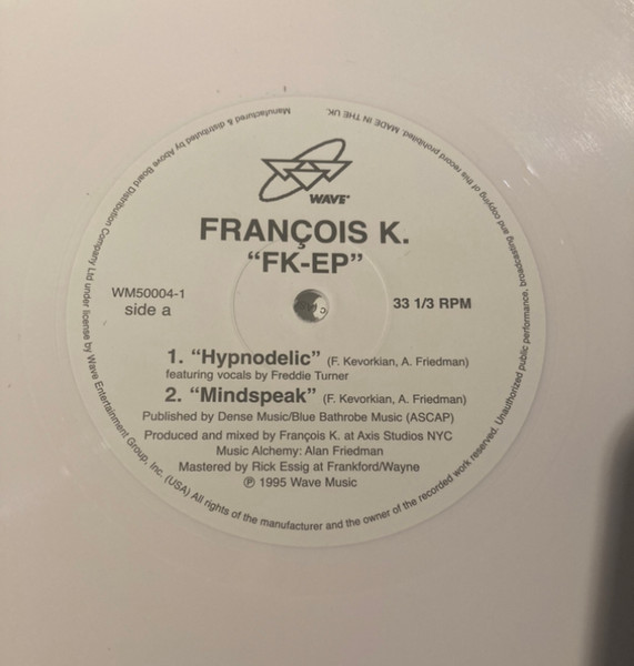 François K. – FK-EP (2021, White, Vinyl) - Discogs