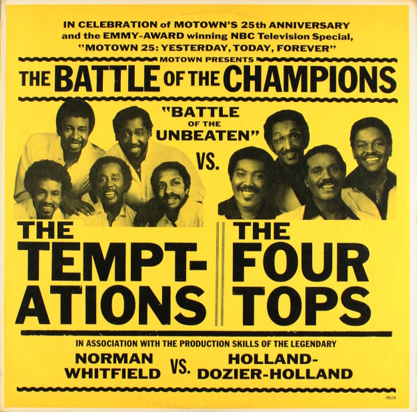 Album herunterladen The Temptations, The Four Tops - The Battle Of The Champions