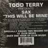 Todd Terry Presents Sax - This Will Be Mine