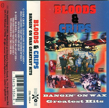 シールド 未開封 BLOODS & CRIPS / BANGIN ON WAX レコード 洋楽