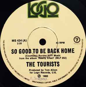 The Tourists - So Good To Be Back Home Again album cover