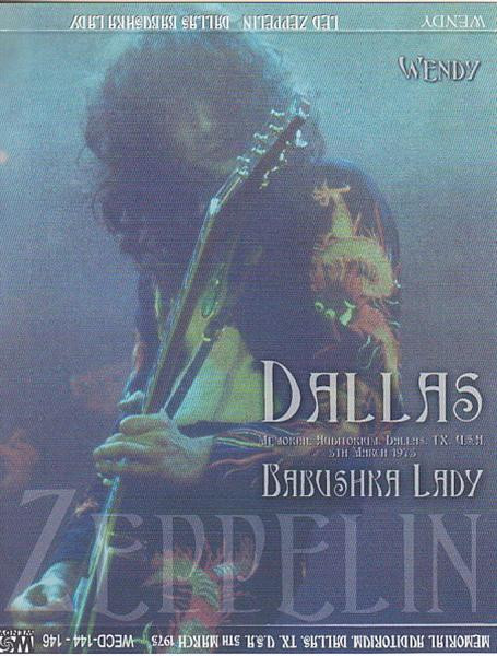 Led Zeppelin – Dallas Babushka Lady (2009, With OBI Strip, CD 