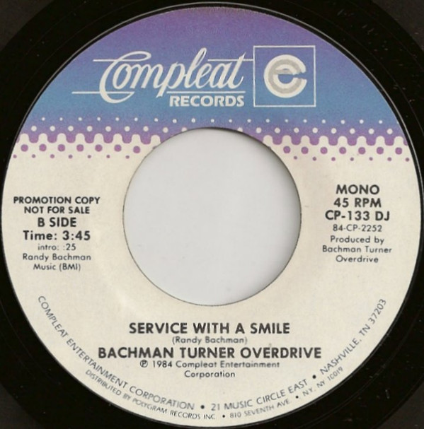 lataa albumi BachmanTurner Overdrive - Service With A Smile