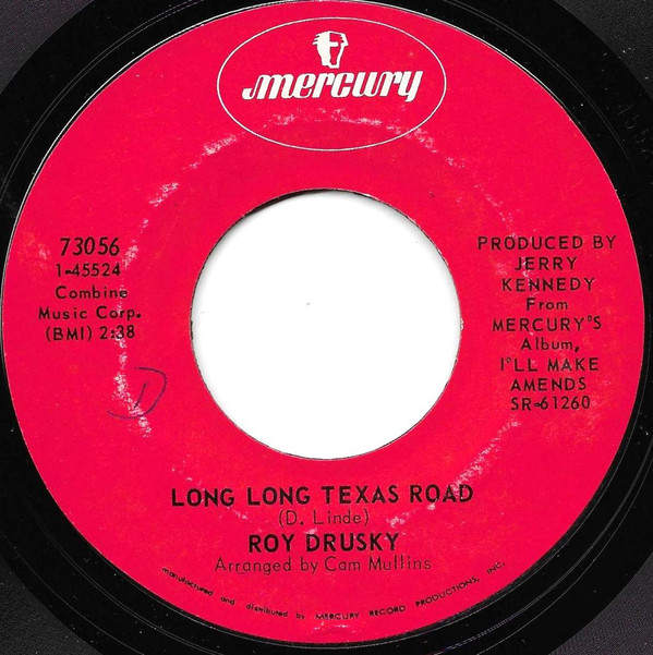 ladda ner album Roy Drusky - Long Long Texas Road Emotion Devotion