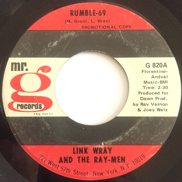 Link Wray And The Ray-Men – Rumble-69 (1969, Vinyl) - Discogs