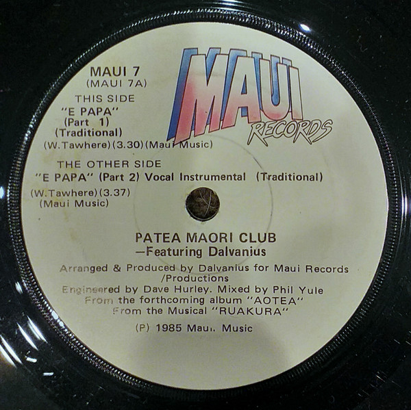 télécharger l'album Patea Maori Club Featuring Dalvanius - E Papa Part 1