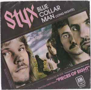 Styx – Blue Collar Man (Long Nights) (1978, Vinyl) - Discogs