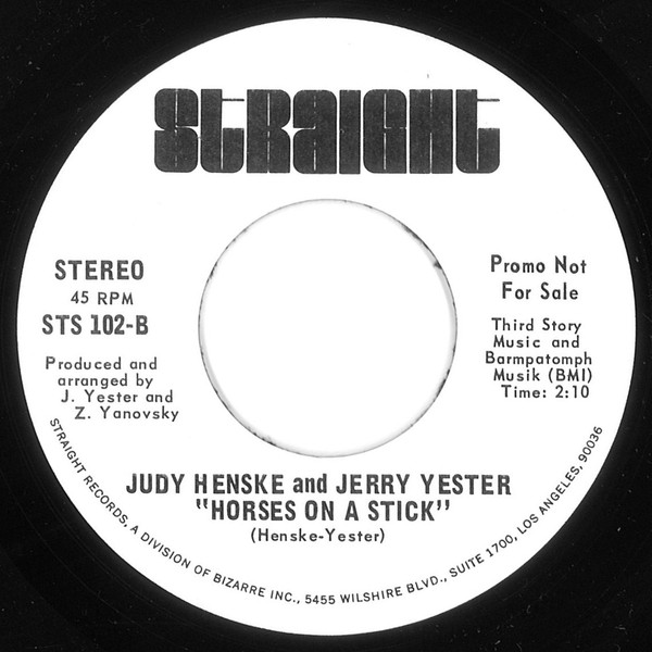 télécharger l'album Judy Henske & Jerry Yester - Snowblind Horses On A Stick