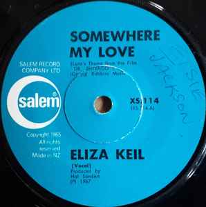 Eliza Keil - Somewhere My Love album cover