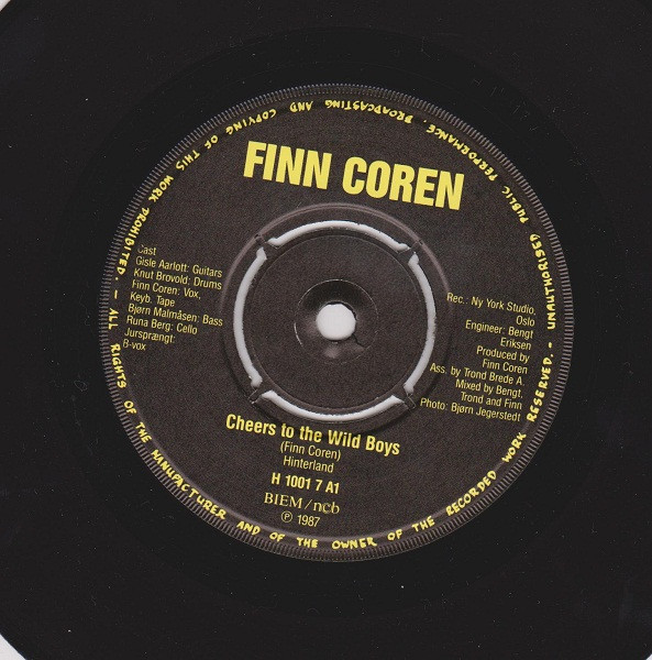 last ned album Finn Coren - Cheers To The Wild Boys My Life Is My Art