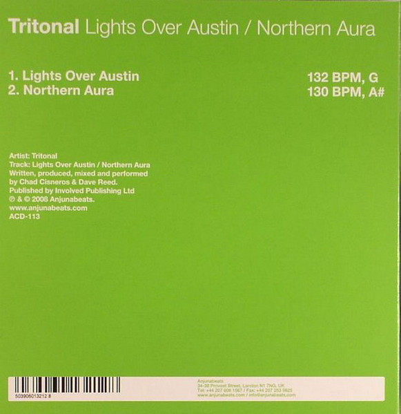 Tritonal - Lights Over Austin / Northern Aura | Releases | Discogs