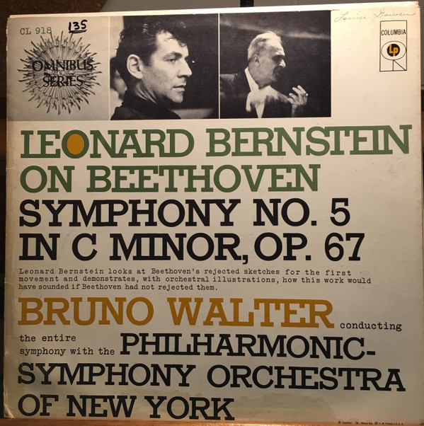ladda ner album Ludwig van Beethoven, Leonard Bernstein, The New York Philharmonic Orchestra - Leonard Bernstein On Beethoven Symphony No 5 In C Minor Op 67