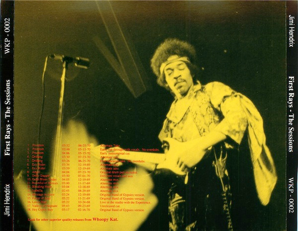 lataa albumi Jimi Hendrix - First Rays The Sessions