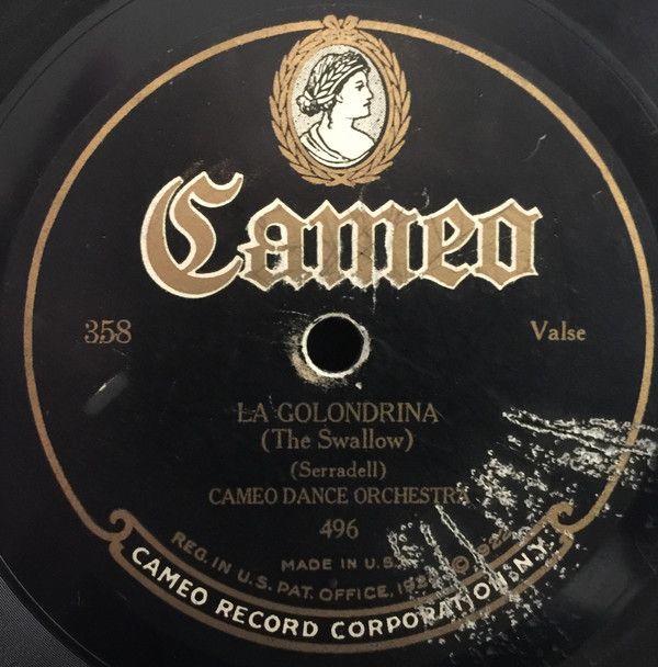 last ned album Cameo Dance Orchestra - La Golondrina The Swallow La Paloma The Dove