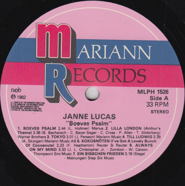last ned album Janne Lucas - Boeves Psalm