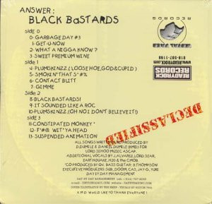 KMD - BLACK BASTARDS (Red Vinyl) - Rhymesayers Entertainment