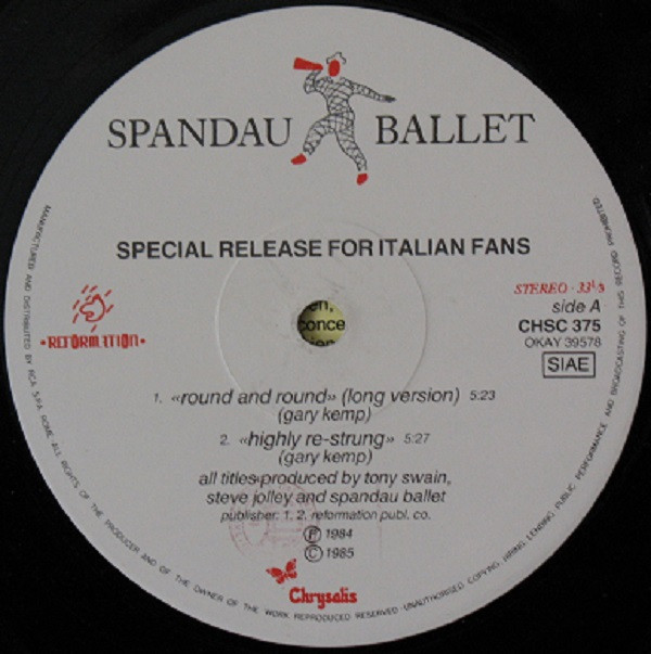 télécharger l'album Spandau Ballet - Round And Round Long Version
