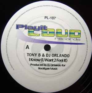 Tony B! & DJ Orlando - I Know (U Want 2 Feel It) album cover