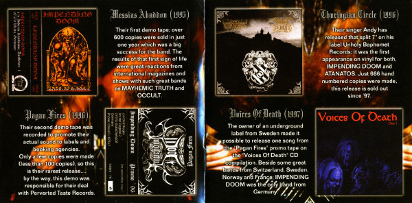 Album herunterladen Impending Doom - Beyond The Altar Of Obscurity A Decade Of Blasphemy