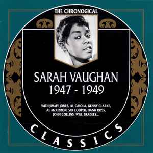 Sarah Vaughan – 1949-1950 (2001, CD) - Discogs