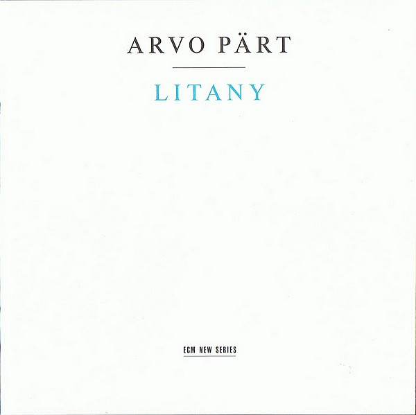 Pärt – Litany (1996, CD) - Discogs