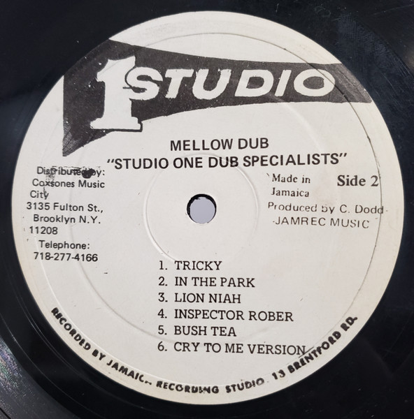 Dub Specialist – Mellow Sounds And System Dub (Vinyl) - Discogs