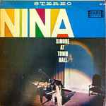 Cover of Nina Simone At Town Hall, 1964, Vinyl