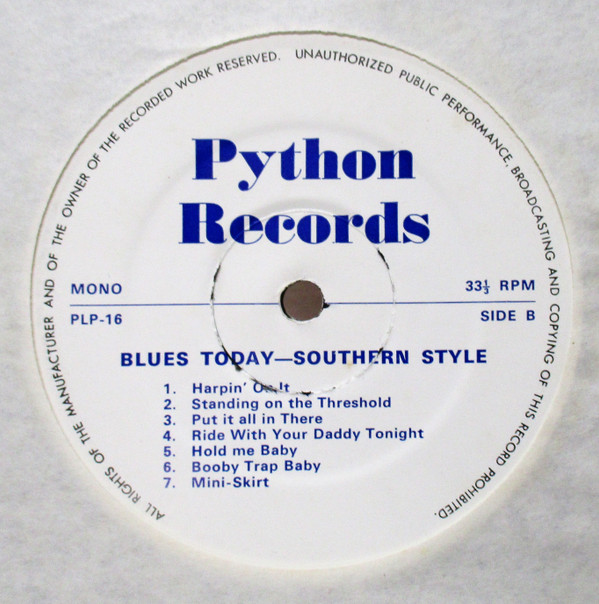 télécharger l'album Various - Blues Today Southern Style
