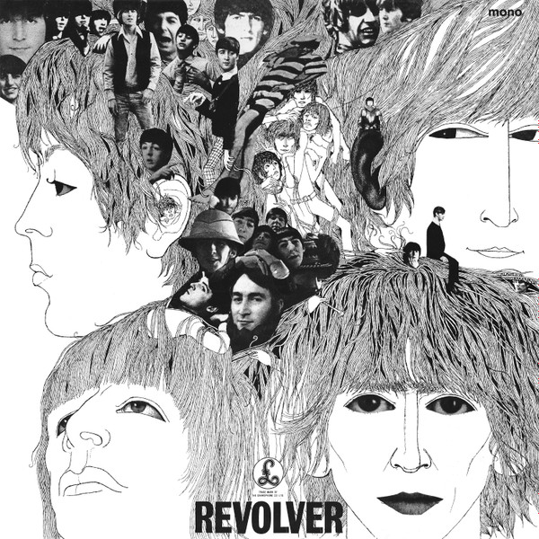 The Beatles – Revolver (1966, 2nd pressing, Sans Serif Typeface