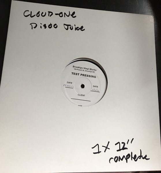 Cloud One – Disco Juice / Charleston Hopscotch (2016, Vinyl) - Discogs