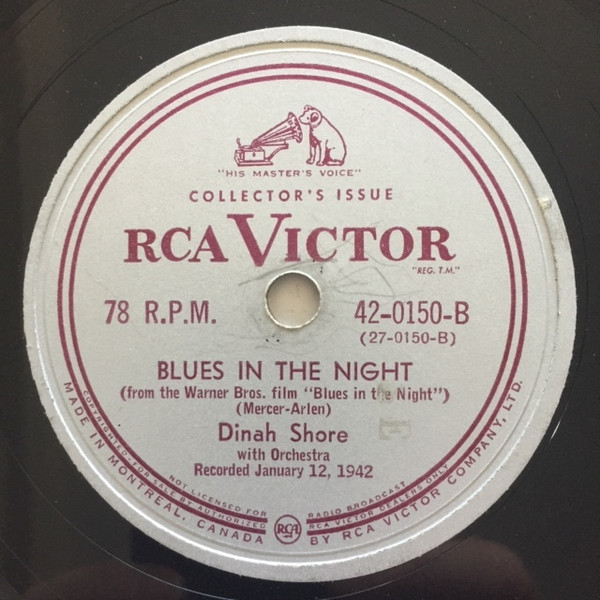 Album herunterladen Dinah Shore - Yes My Darking Daughter Blues In The Night