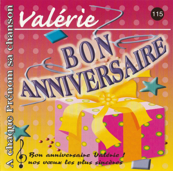 Bon Anniversaire Valerie Cd Discogs