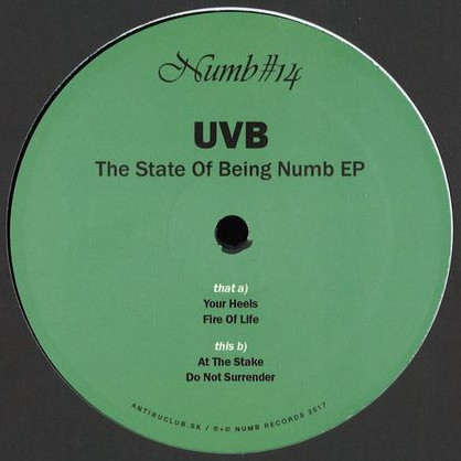 descargar álbum UVB - The State Of Being Numb EP