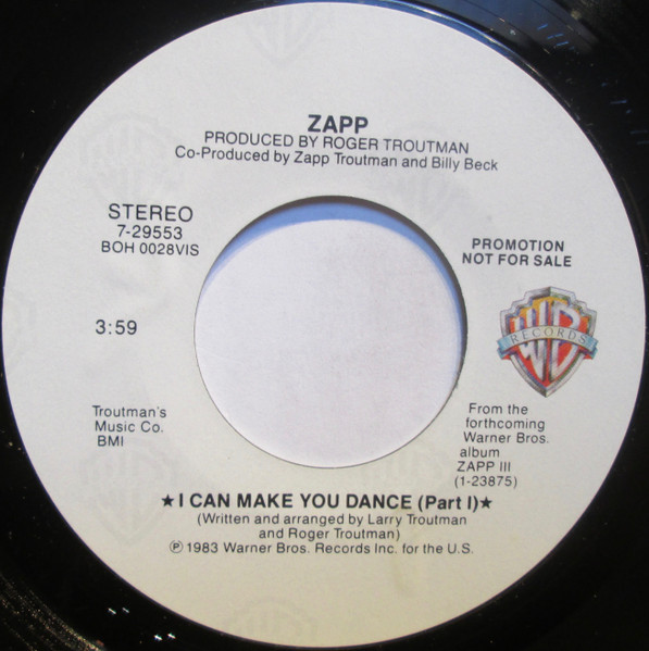 Zapp – I Can Make You Dance (1983, Vinyl) - Discogs