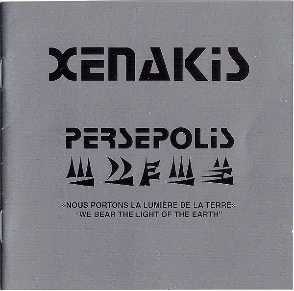 Iannis Xenakis – Persepolis (2000, CD) - Discogs