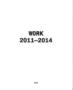 John Wall - Work 2011-2014