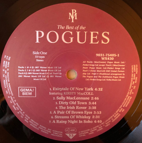 The Pogues - Best Of The Pogues - Rock - Vinyl 