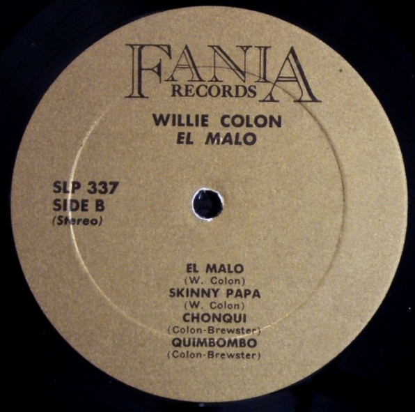 EL MALO / Willie Colon LP337 USオリジナル盤-