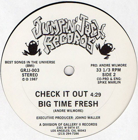 Tee Trap / Big Time Fresh – Idiot / Check It Out (1987, Vinyl) - Discogs