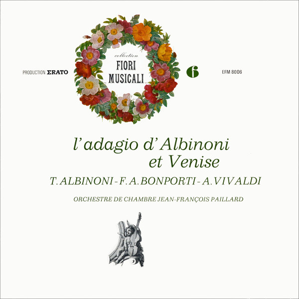 ladda ner album T Albinoni, A Vivaldi, FA Bonporti, Orchestre De Chambre JeanFrançois Paillard - Ladagio DAlbinoni Et Venise