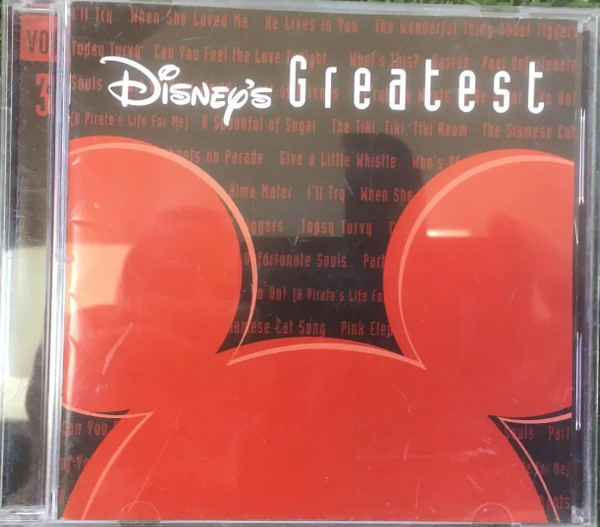 Disney’s Greatest Volume 1 CD 2001