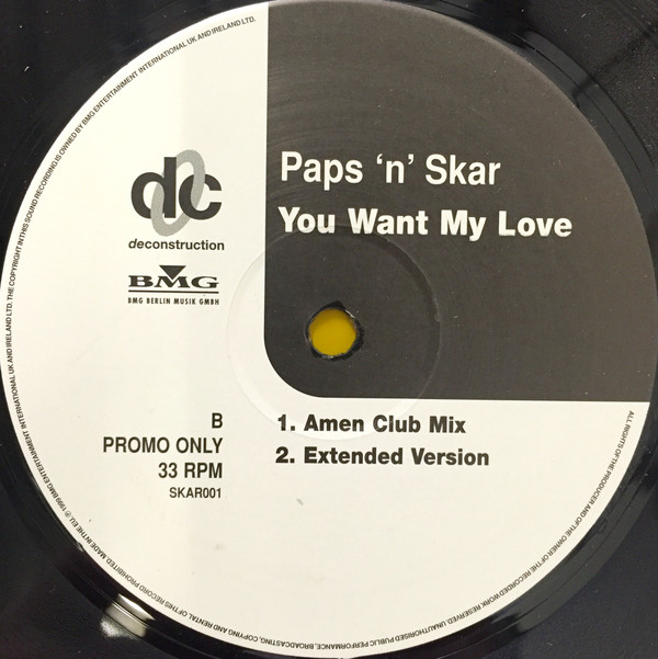 Album herunterladen Paps 'n' Skar - You Want My Love