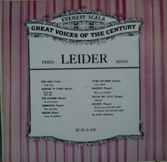 ladda ner album Frida Leider - Frida Leider Sings
