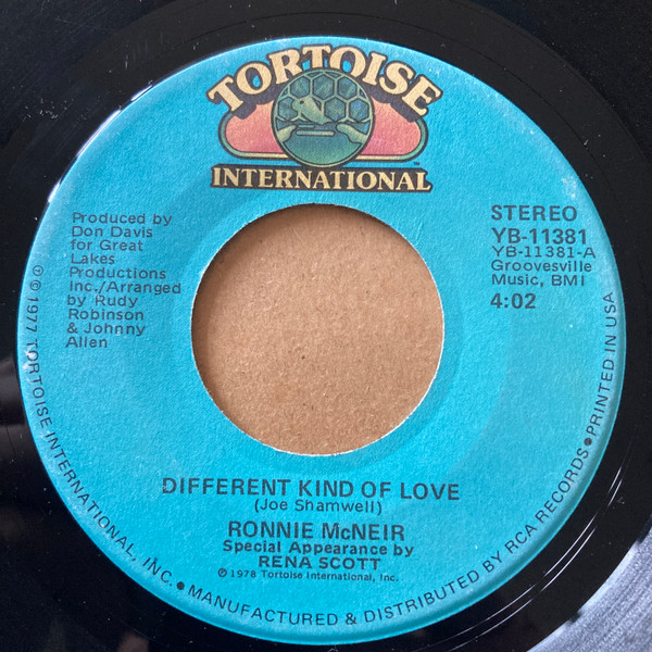 Ronnie McNeir – Different Kind Of Love / Good Side Of Your Love