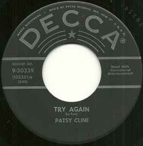 Patsy Cline – Today, Tomorrow And Forever / Try Again (1957, Vinyl ...
